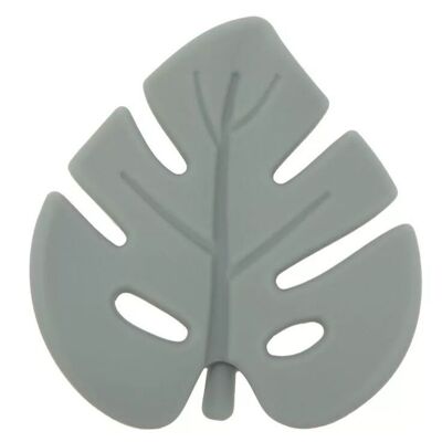 Silicone Teether Leaf - Sage