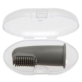 Brosse à dents en silicone avec étui - Armée 1