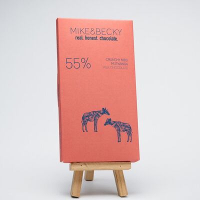 Crunchy Nibs 55% Dark Milk - Congo