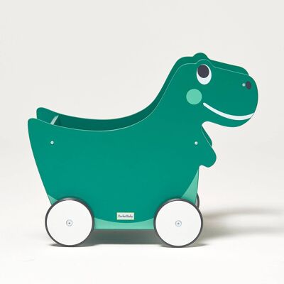 Erste Schritte Wagen und Spielzeugaufbewahrung 2 in 1 Dino
