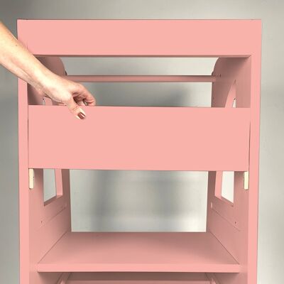Extra Pink Front Bar For Montessori Tower