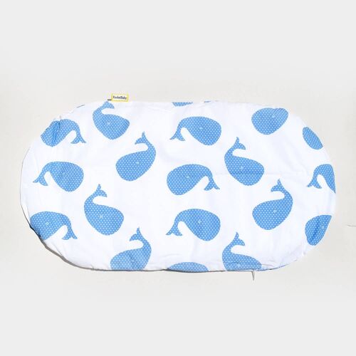 Topponcino Montessori with Cover Blue Whales