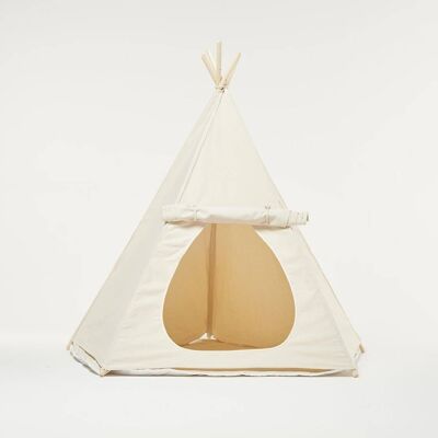 Cream Teepee Tent Set and Carpet