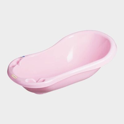 Bañera 84 cm con Almohadilla Antideslizante Rosa Bebé