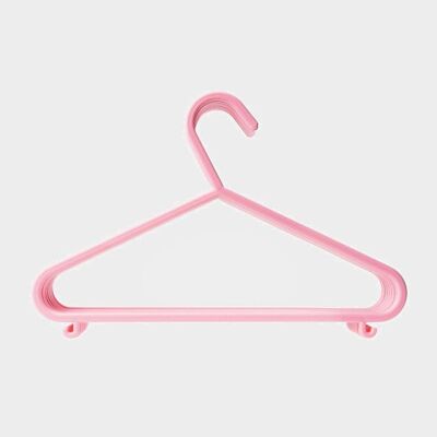 Set of 8 Pink Baby Hangers