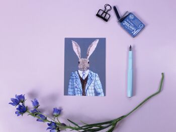 Carte postale de lapin 2
