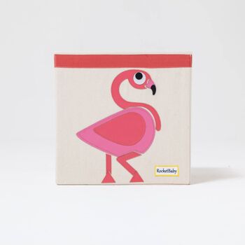 Coffret Rangement Jouets Flamingo Mingo Le Flamant Rose 1