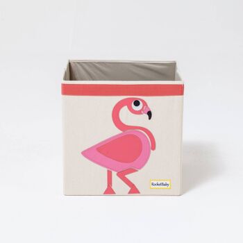 Coffret Rangement Jouets Flamingo Mingo Le Flamant Rose 3