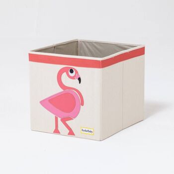 Coffret Rangement Jouets Flamingo Mingo Le Flamant Rose 4