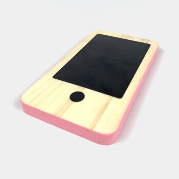 Téléphone portable en bois rose RocketPhone 3