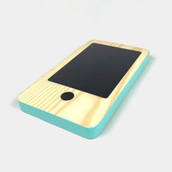 Téléphone portable en bois vert RocketPhone 1