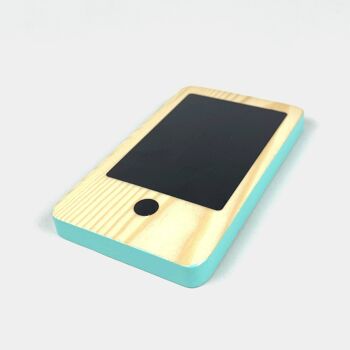 Téléphone portable en bois vert RocketPhone 3