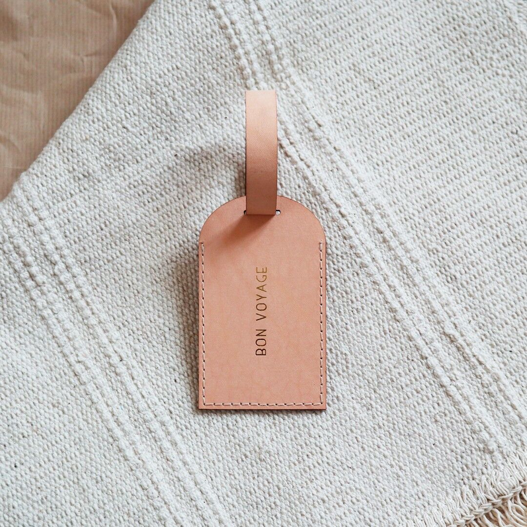 Nackter Gepäckanhänger "Bon Voyage"