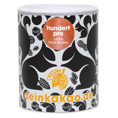 hundert pro Bio-Kakaopulver | Kakao | bio | vegan | heiße Schokolade | fair gehandelt | glutenfrei | zuckerfrei