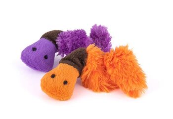 Feline Frenzy - Cat Toy Critter Collection - Wiggly Wormies 1