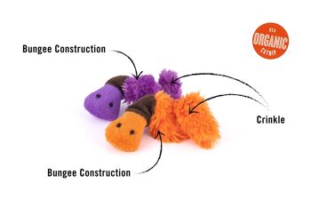 Feline Frenzy - Cat Toy Critter Collection - Wiggly Wormies 6