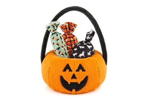 Halloween Pumpkin Basket + 3 Bonbons