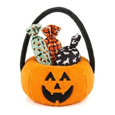 Halloween Pumpkin Basket + 3 Candies