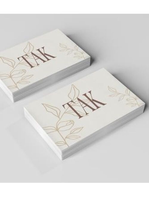 Small business cards - Nature with TAK