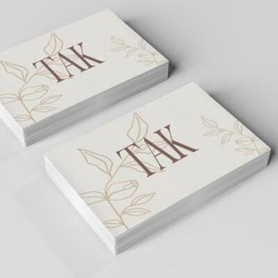 Small business cards - Nature with TAK