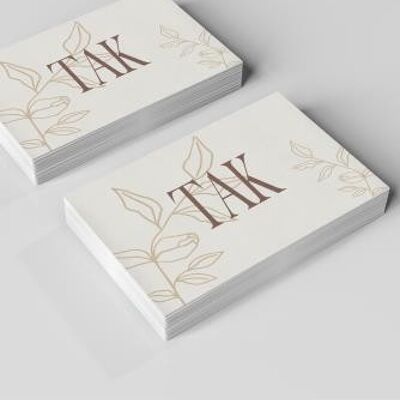 Small business cards - Nature with TAK