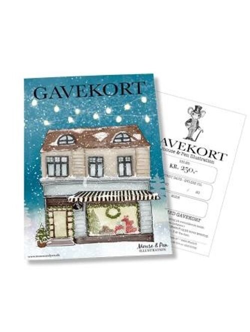 Gavekort 250,- (Fysisk)2