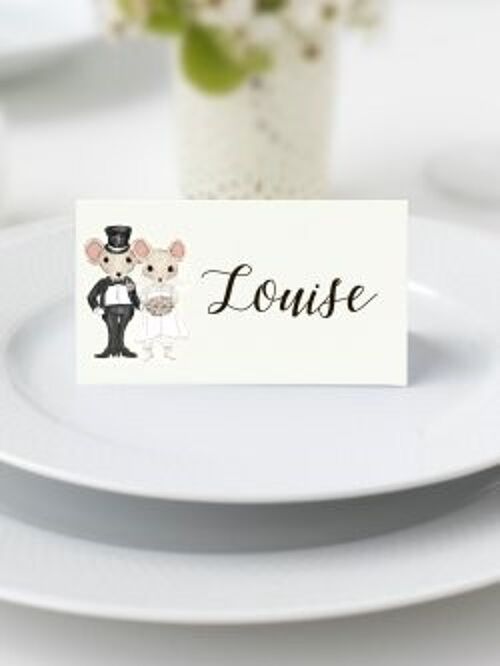 Mouse bridal couple - Sticker sheet