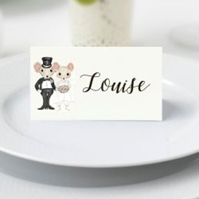 Mouse bridal couple - Sticker sheet