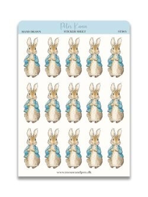 Peter Rabbit - Sticker sheet