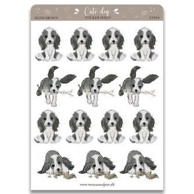 Cute dog - Sticker sheet