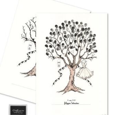 Fingerprint - confirmation tree with dress and black