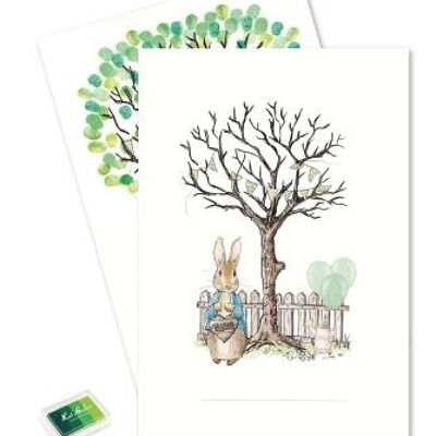 Impronta digitale - Impronte digitali verdi di Peter Rabbit