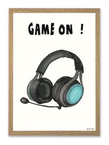 Affiches Game On A3