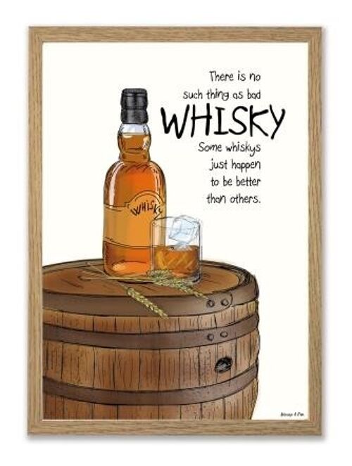 Whiskey A3 poster
