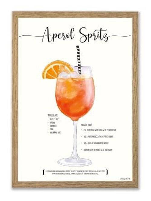 Aperol Spritz A4 poster