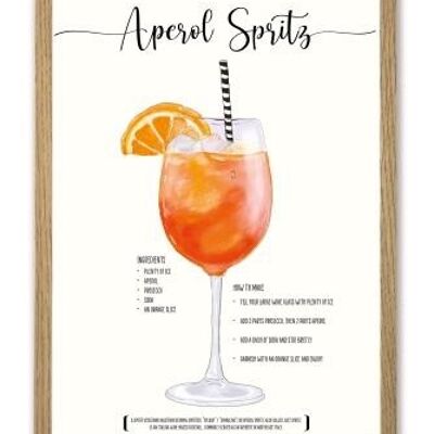 Poster Aperol Spritz A4