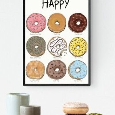 Donut A3 poster