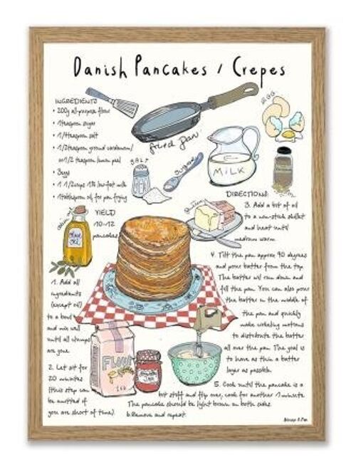 Pancakes A3 poster