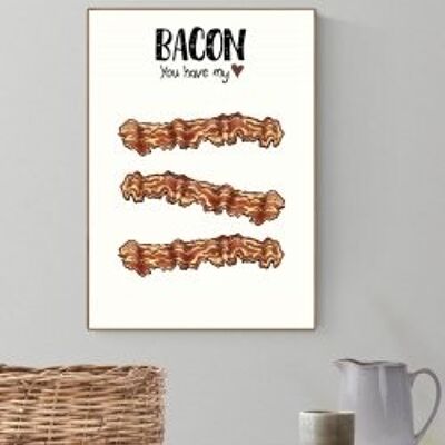 Bacon A4-Schallplatten