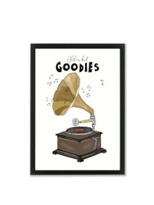 Vintage Gramophone A4 poster