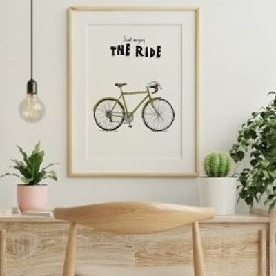 Retro bike A3 posters