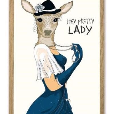 Mrs. Deer A4 poster