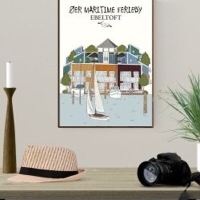 Poster A4 delle Isole Marittime