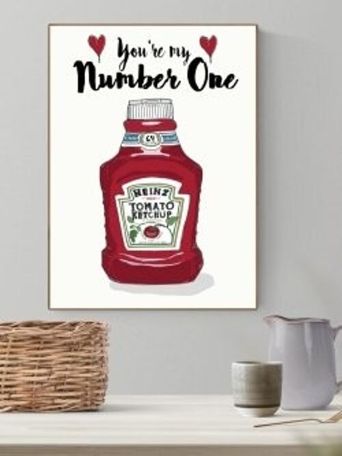 Heinz You're My Number One A3 poster