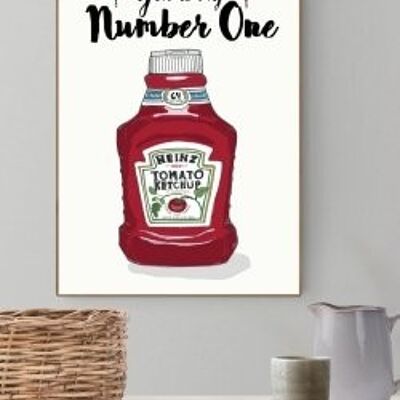Heinz You're My Number One A3 poster