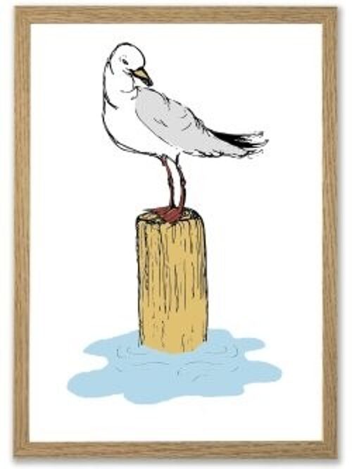 Seagull A4 poster