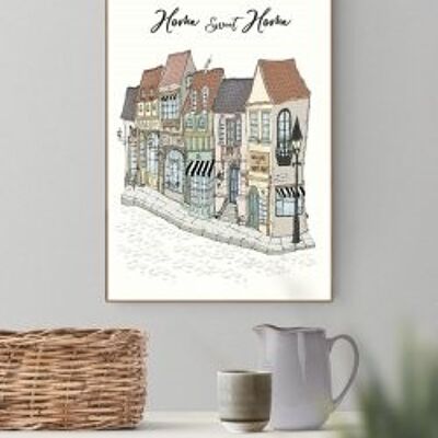 Home Sweet Home A4-Poster