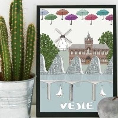 Vejle City A4 poster