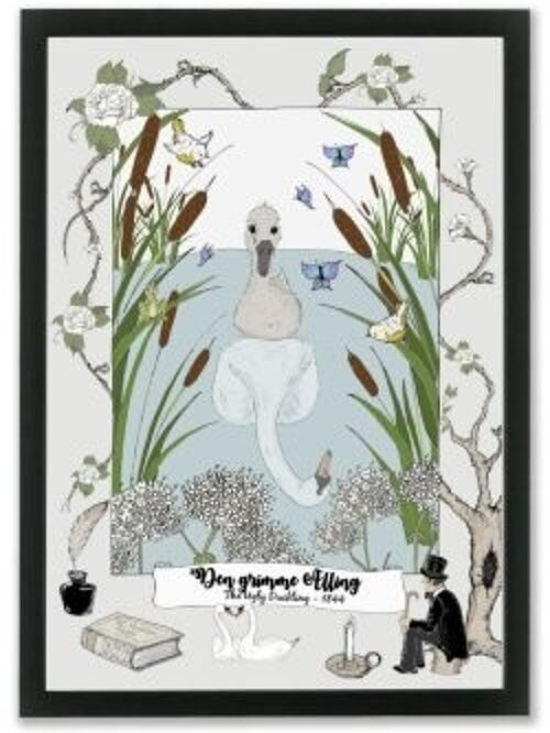 The Ugly Duckling A4 poster