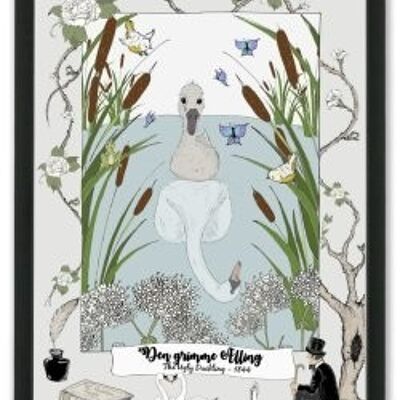 The Ugly Duckling A4 poster